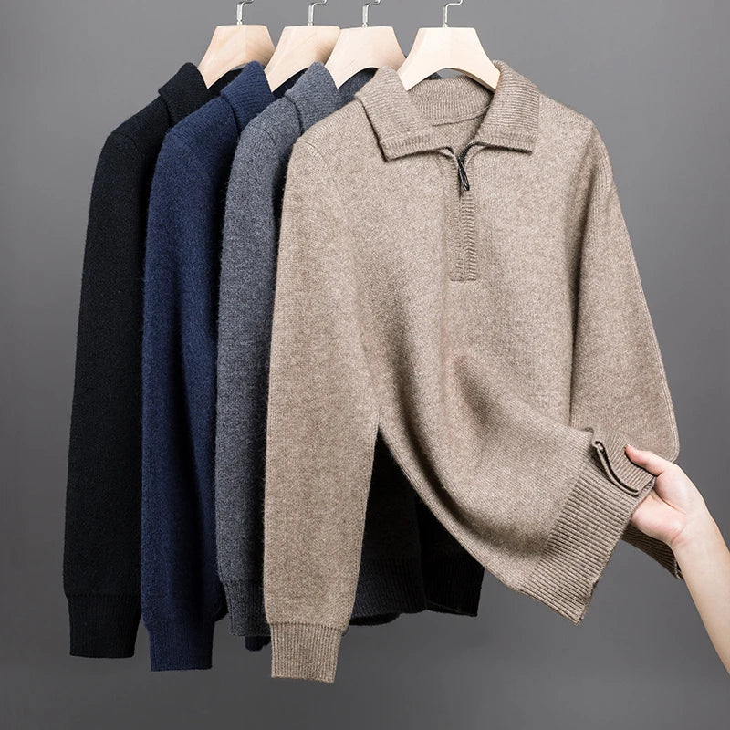 Highlands Classic Wool Zip Jumper