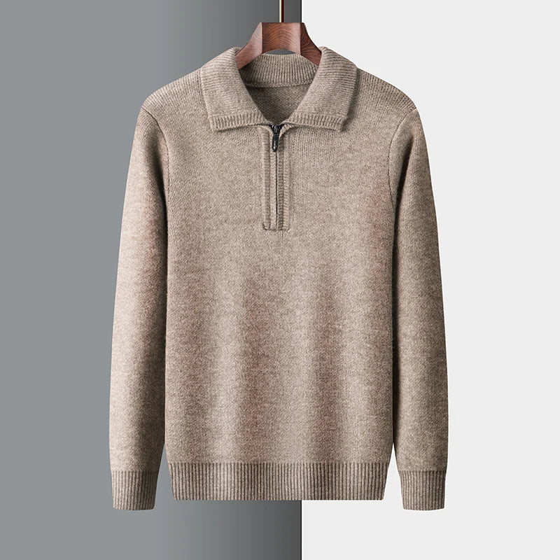 Highlands Classic Wool Zip Jumper