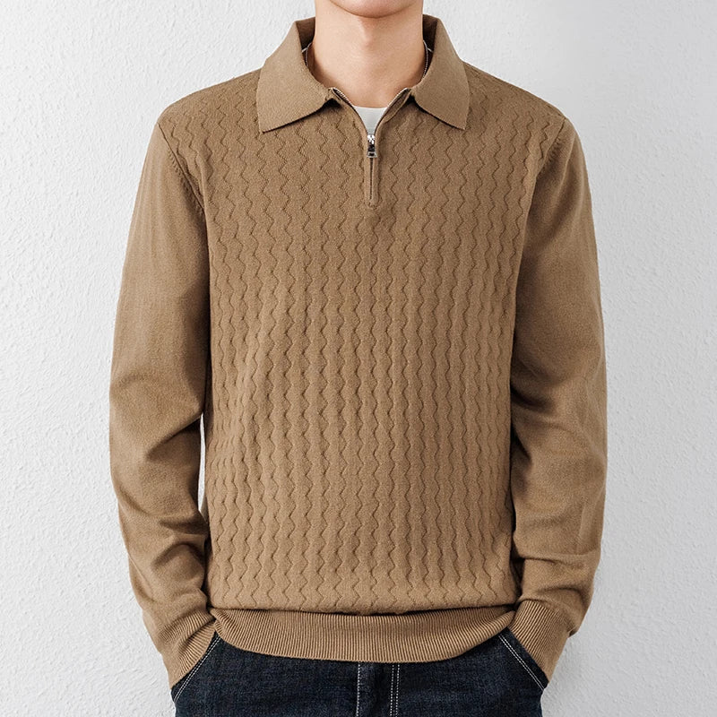 Barron Quarter-Zip Polo Sweater