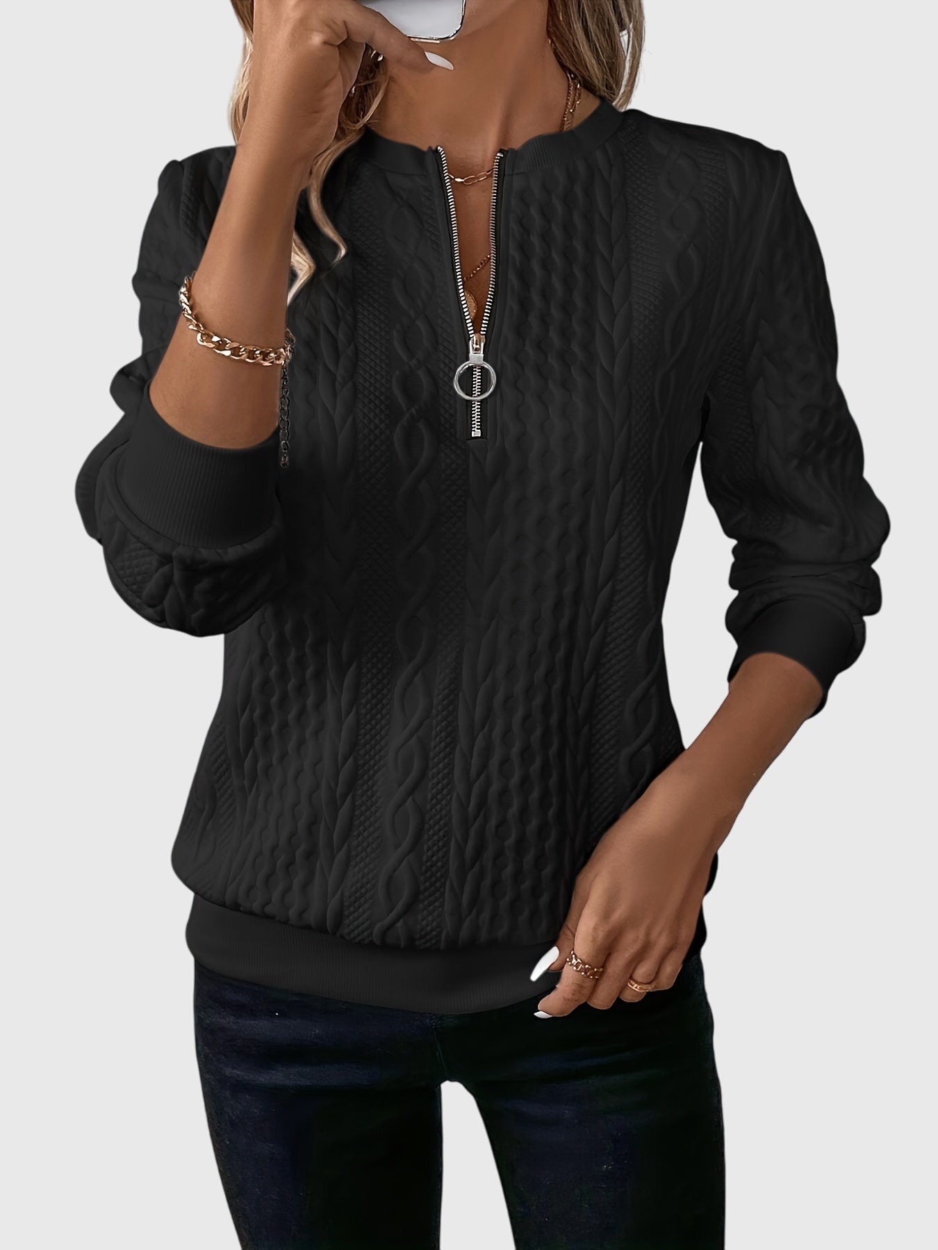 Nora | Jumper With Zipper