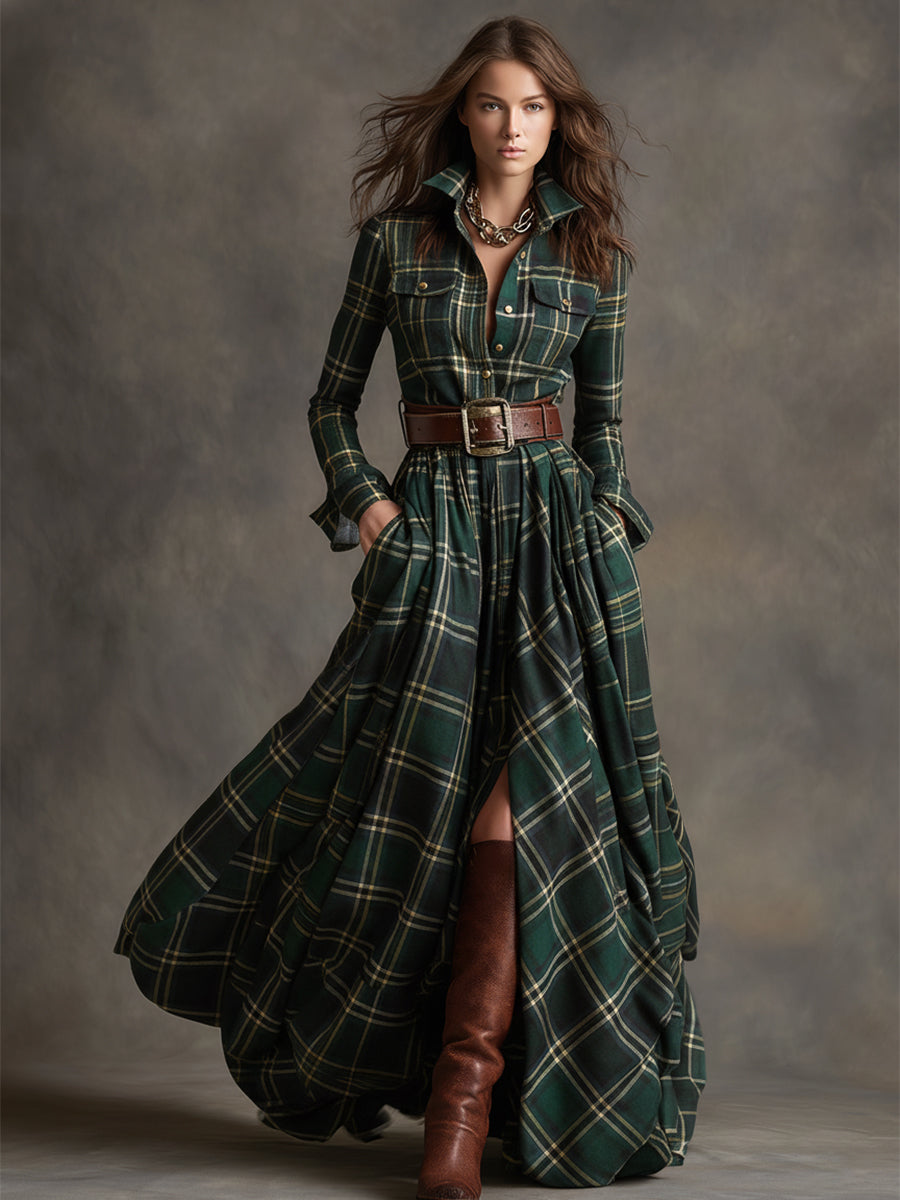 Scarlett | Belted Shirt Dress