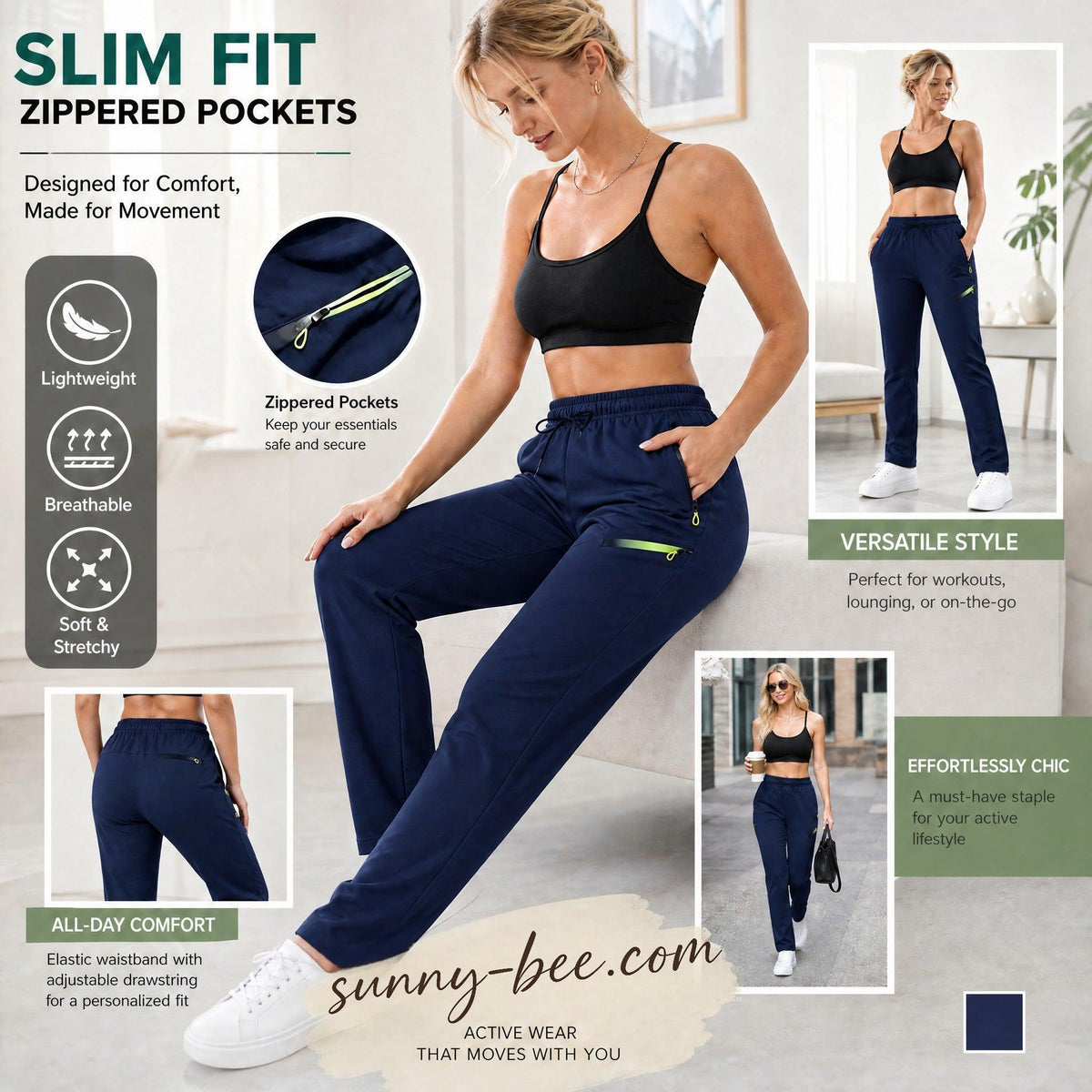 Sloane | Straight-Leg Cargo Trousers