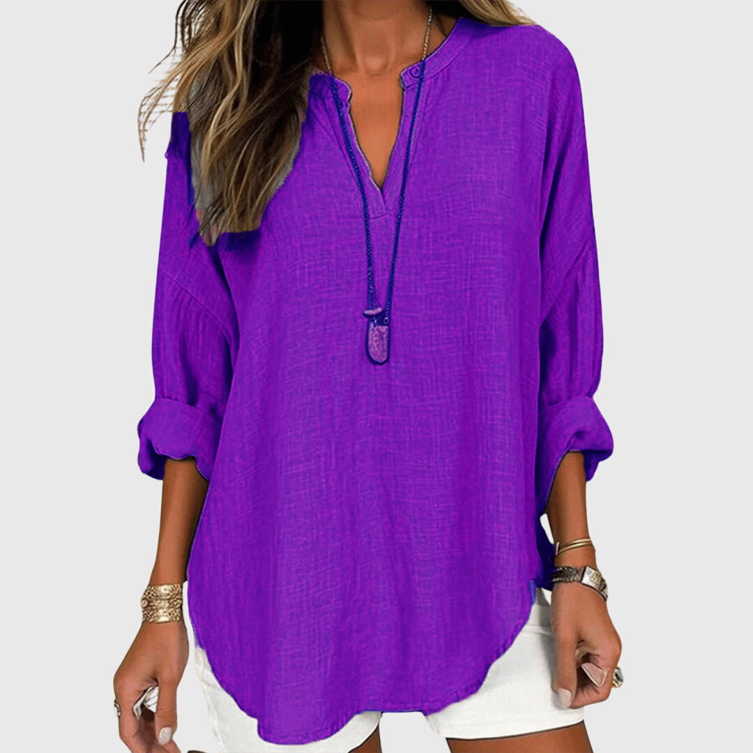Lenara | Flowing Elegant Beach Shirt
