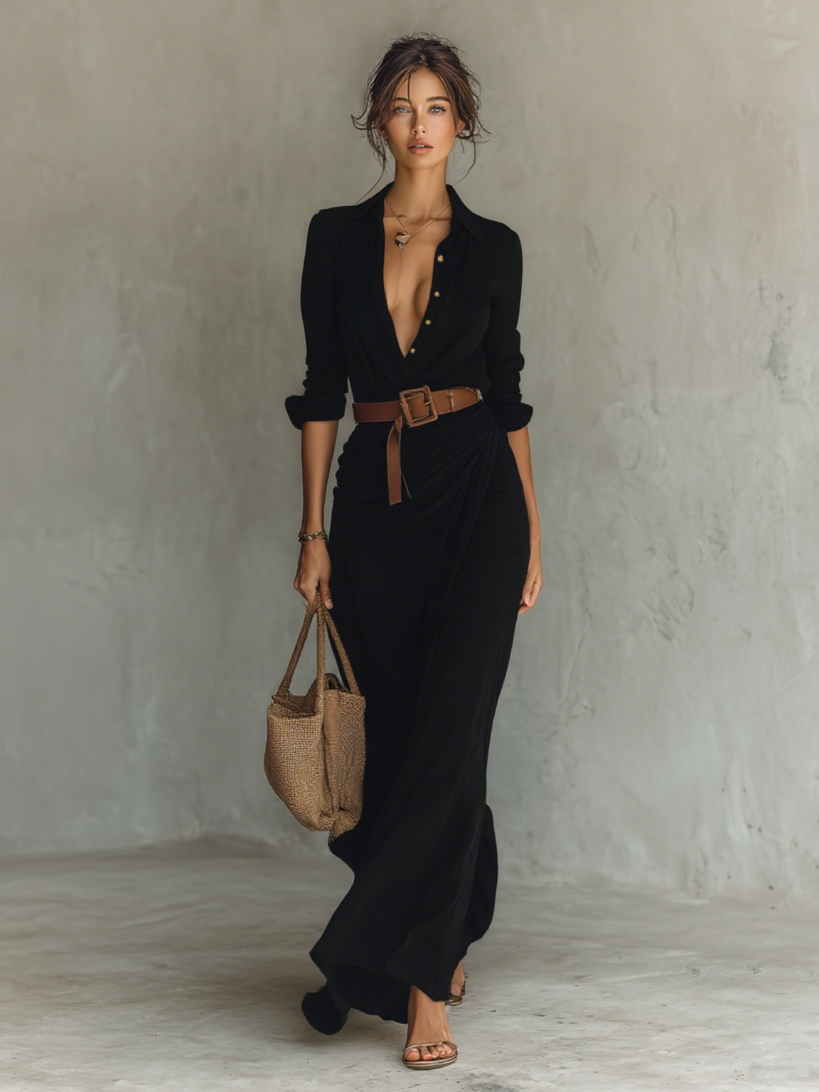 Liliana | Elegant Wrap Maxi Dress