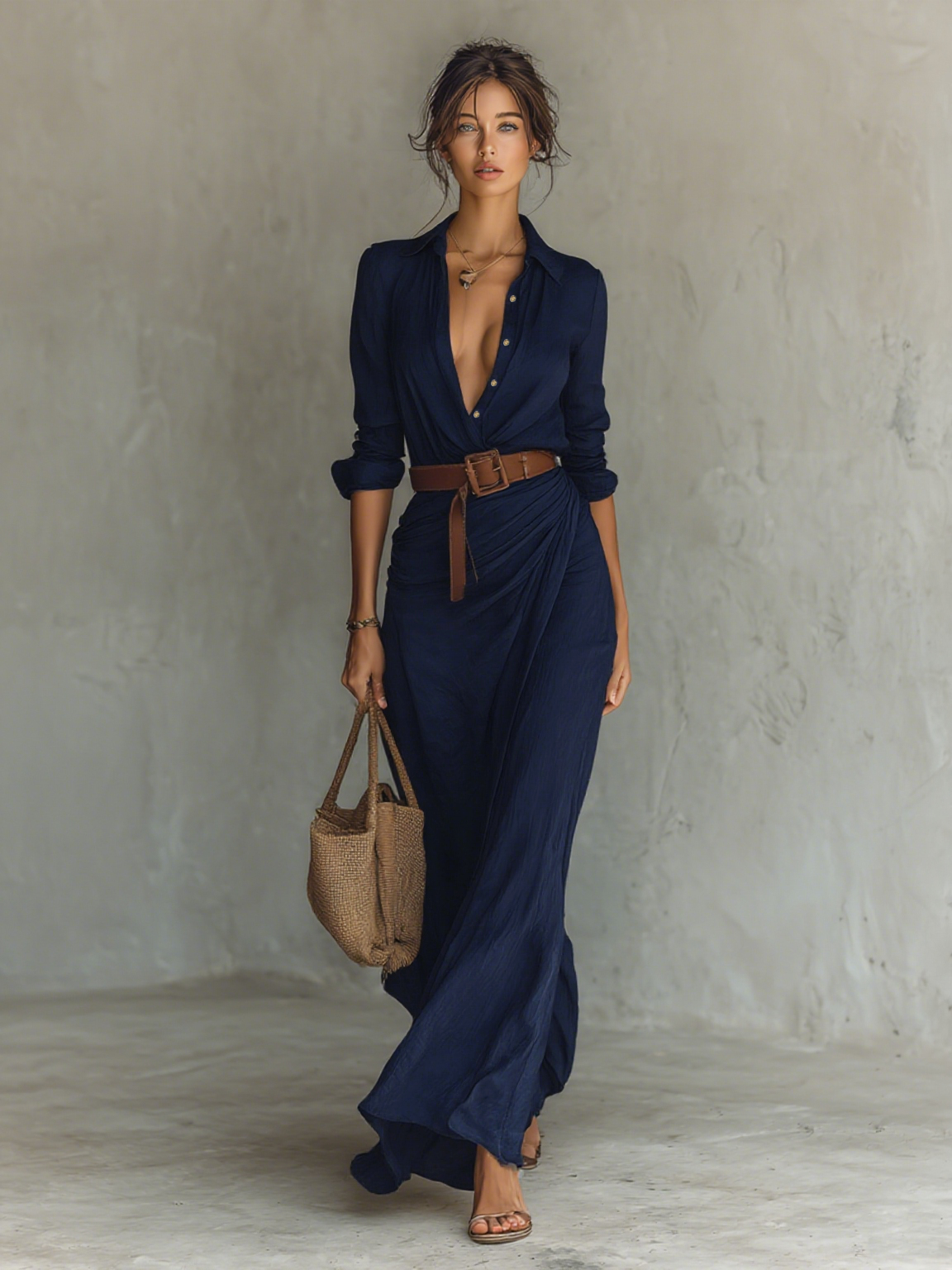 Liliana | Elegant Wrap Maxi Dress