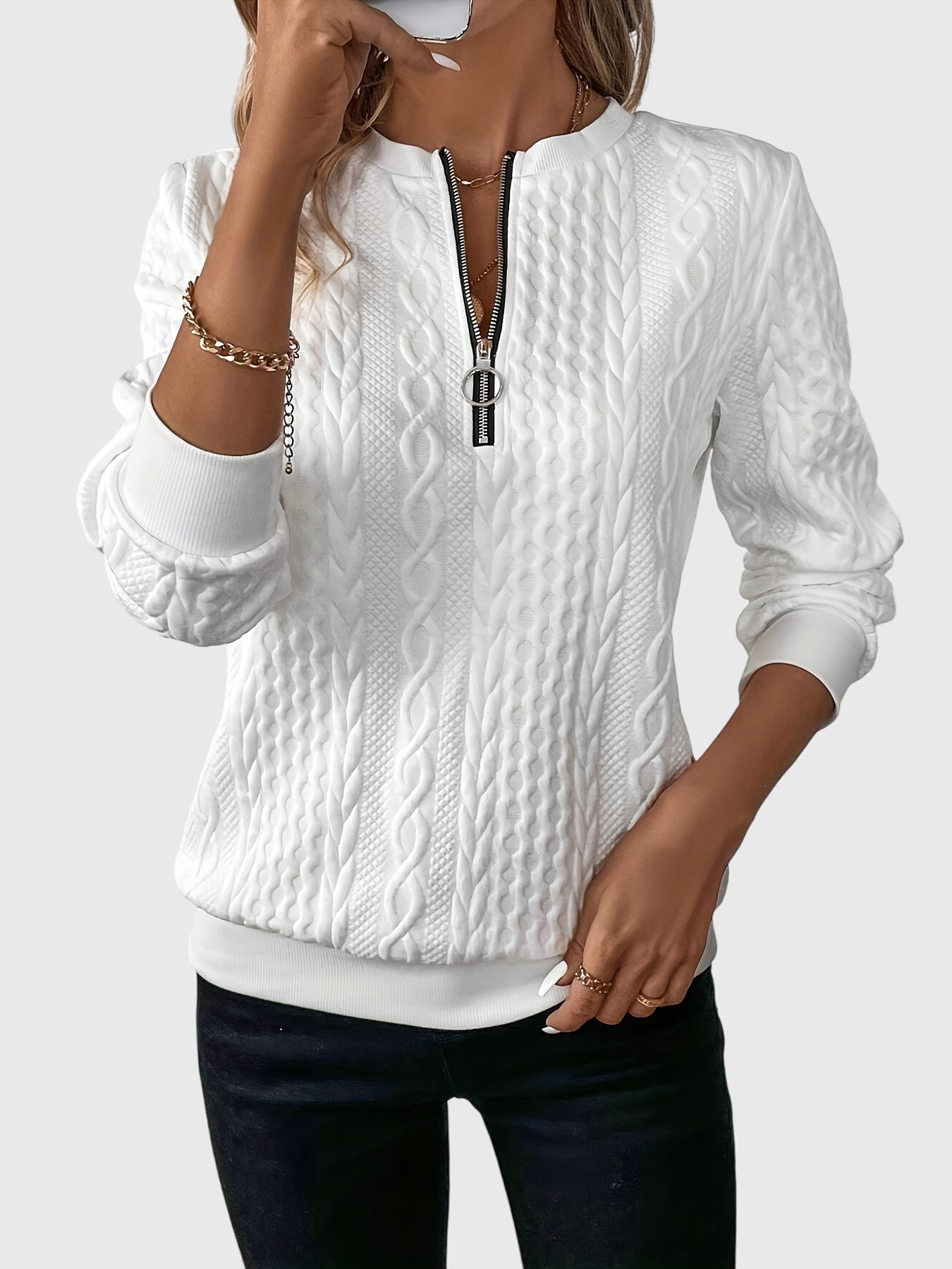 Nora | Jumper With Zipper