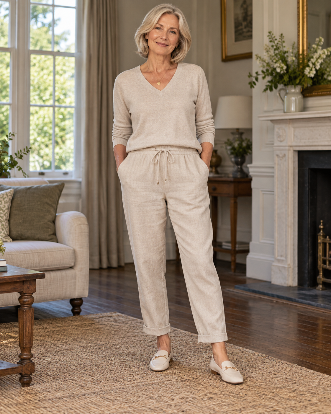 Mara | Relaxed Linen Trousers