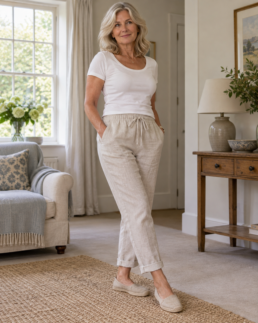Mara | Relaxed Linen Trousers