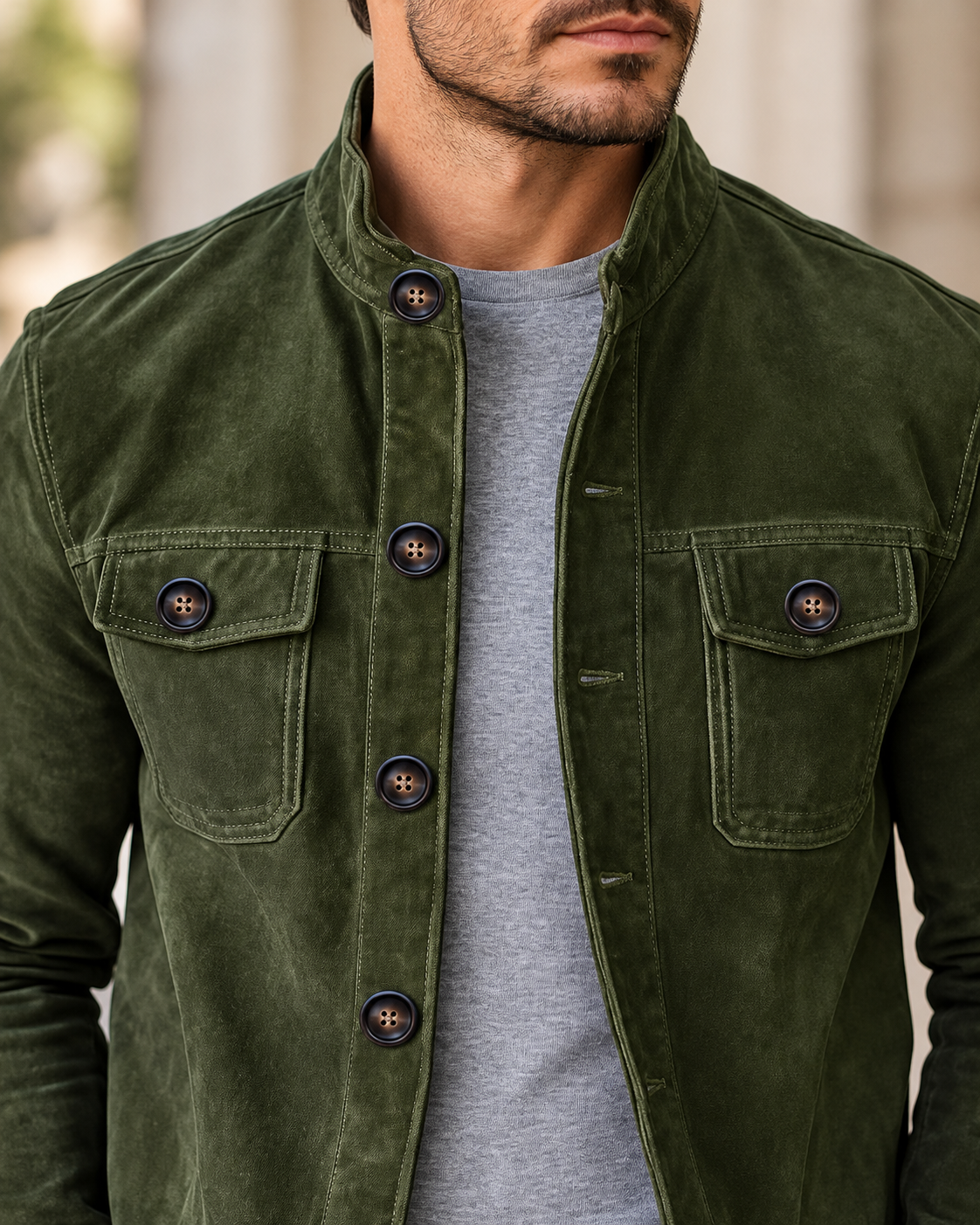 Matthew | Classic Button Jacket