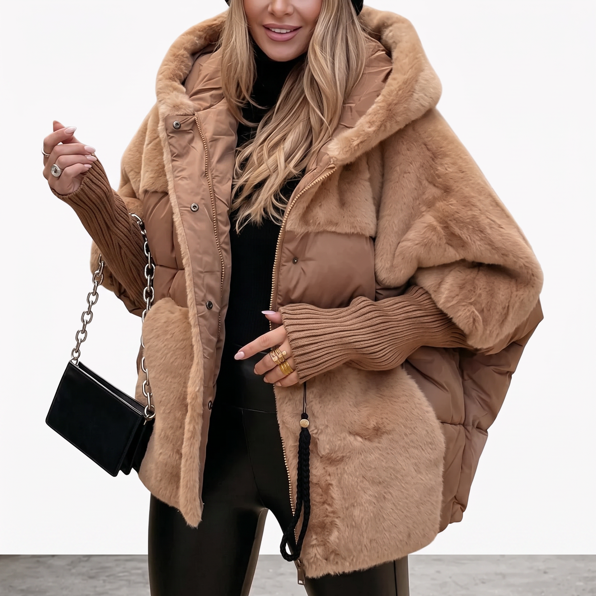 Amara | Plush Hooded Coat