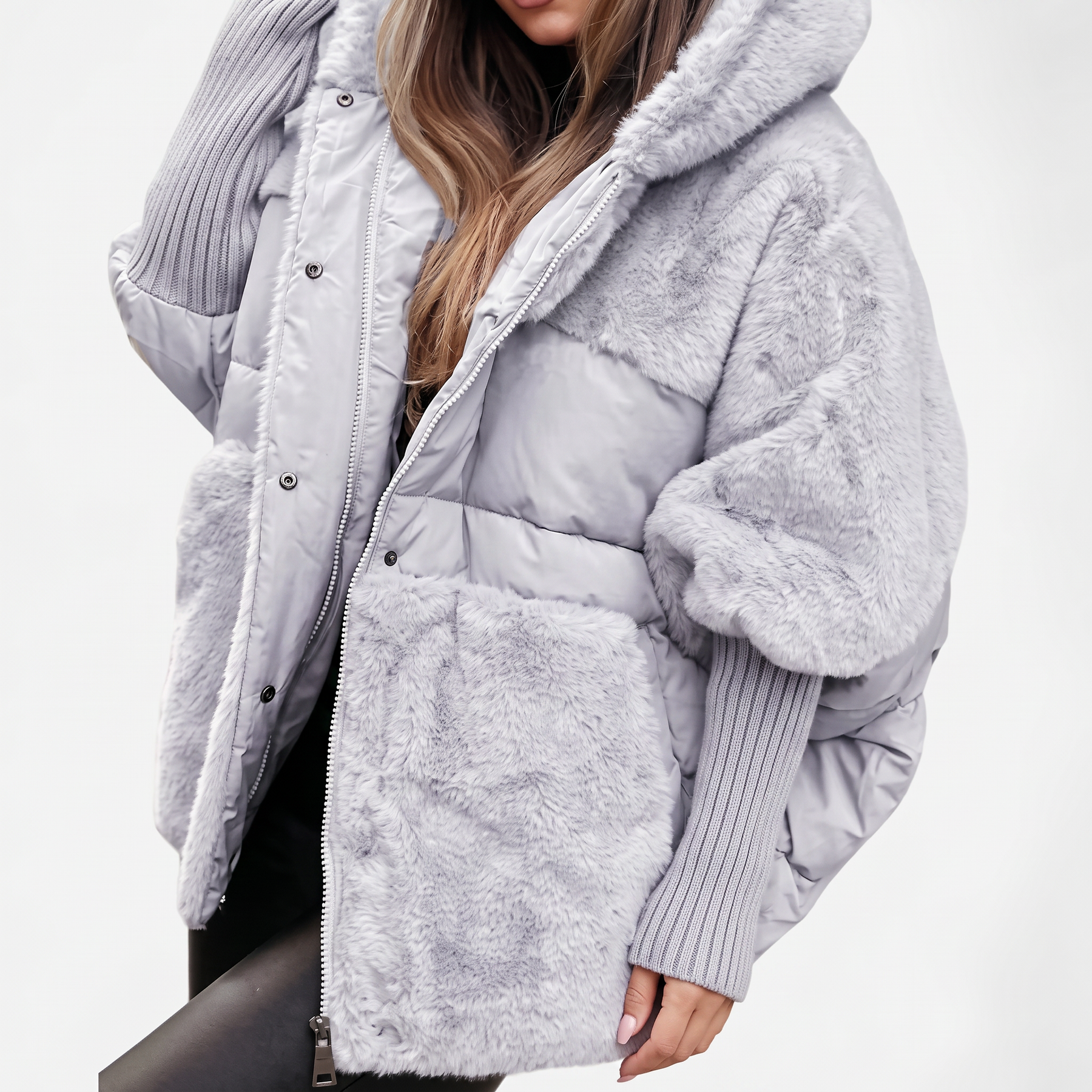 Amara | Plush Hooded Coat