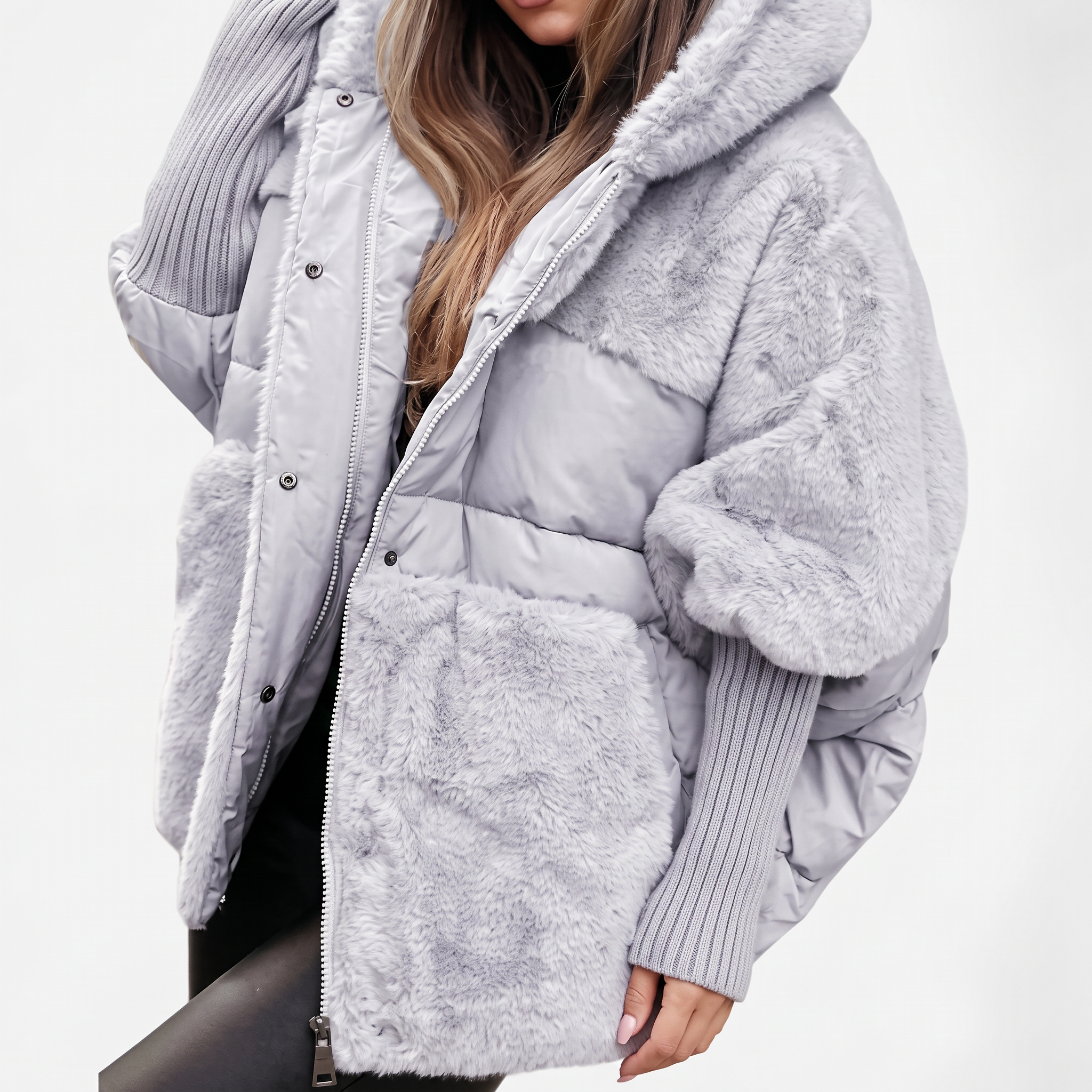 Amara | Plush Hooded Coat