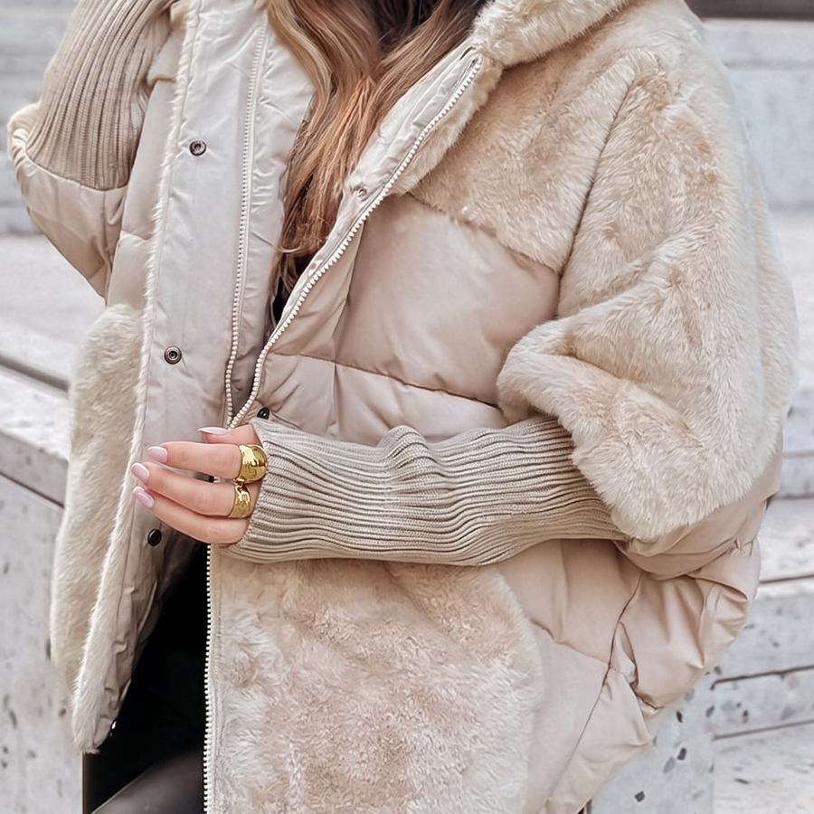 Amara | Plush Hooded Coat