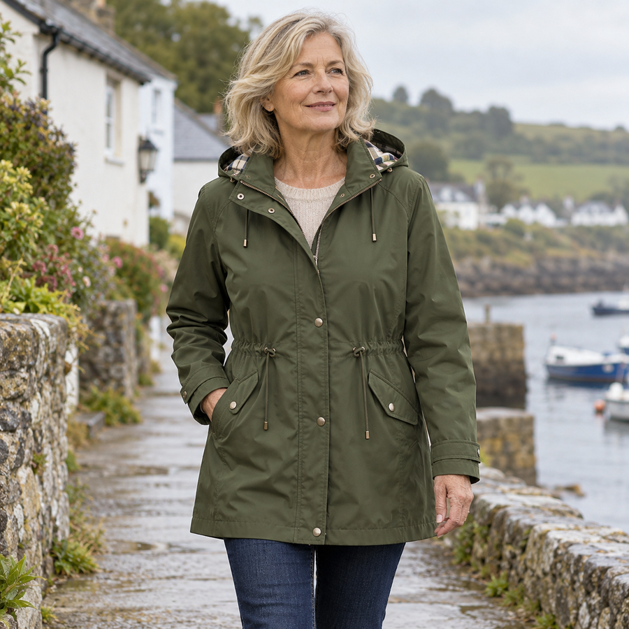 Eleanor | Lightweight Hooded Raincoat