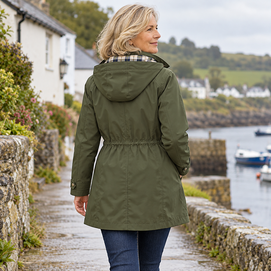 Eleanor | Lightweight Hooded Raincoat