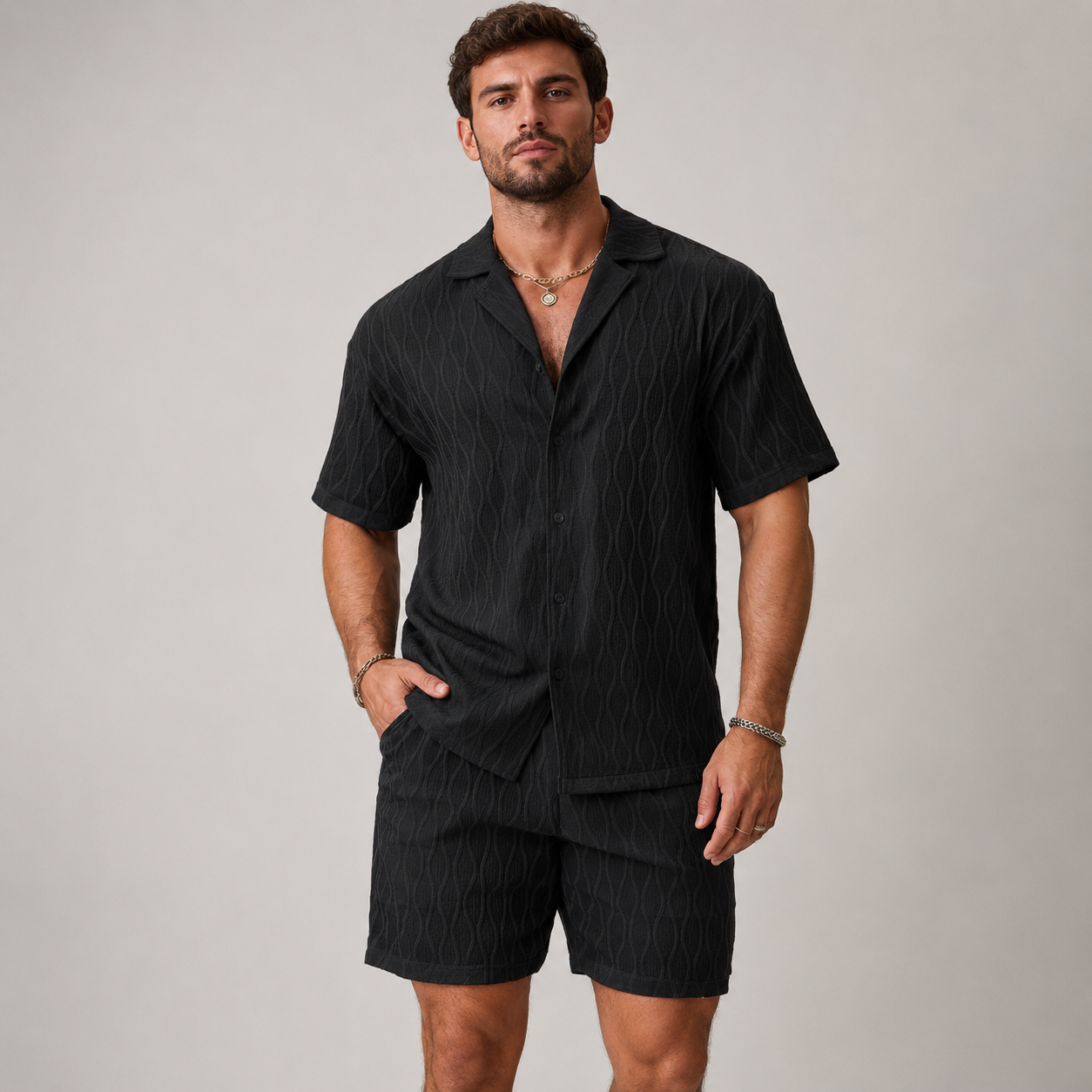 The Luca Shirt & Shorts Set