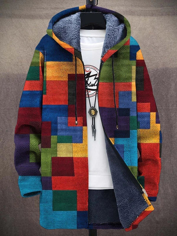 Elliot | Artful Hooded Cardigan