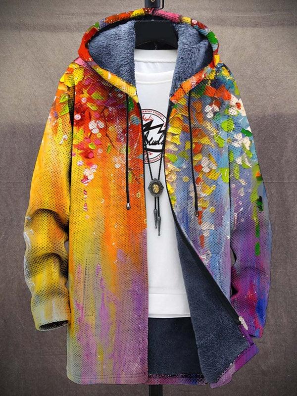 Elliot | Artful Hooded Cardigan