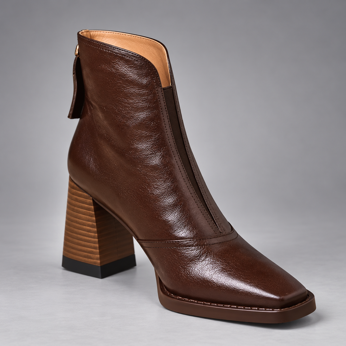 Margaret | Elegant Block-Heel Ankle Boots