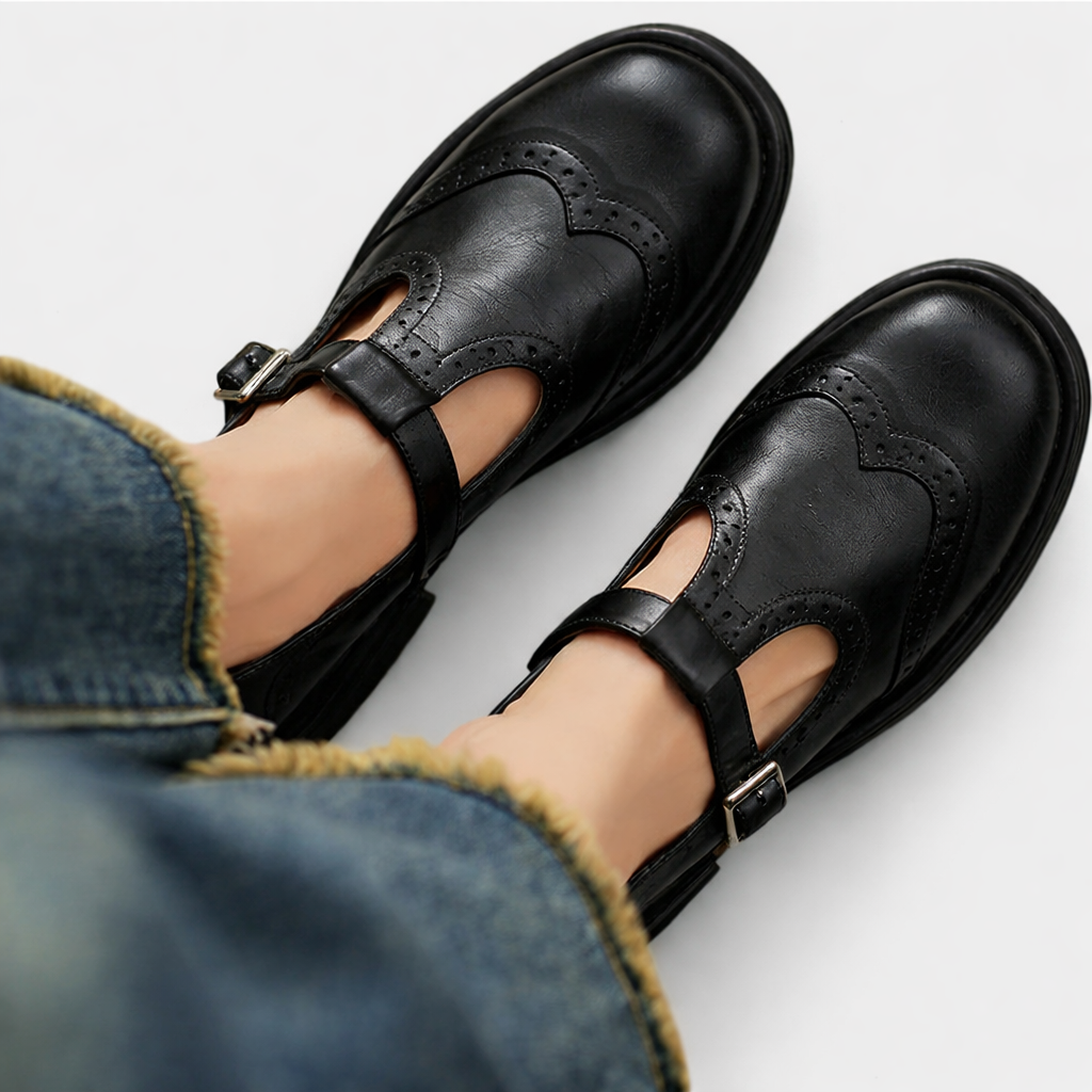 Madeleine | Classic T-Bar Shoes