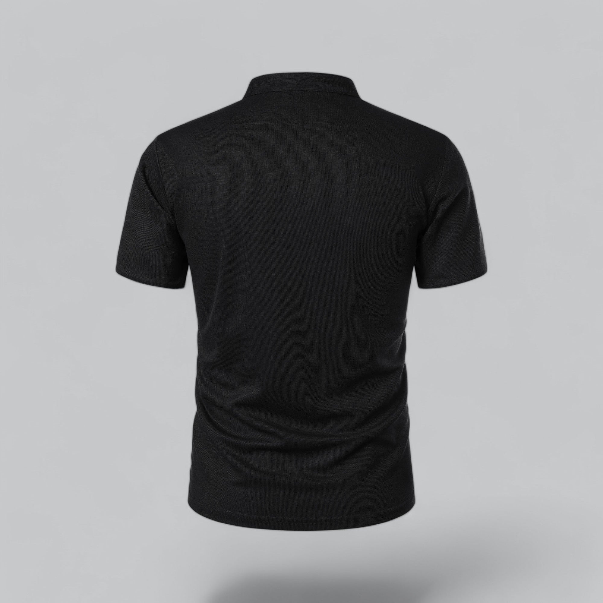 Arthur | Collarless Polo Shirt