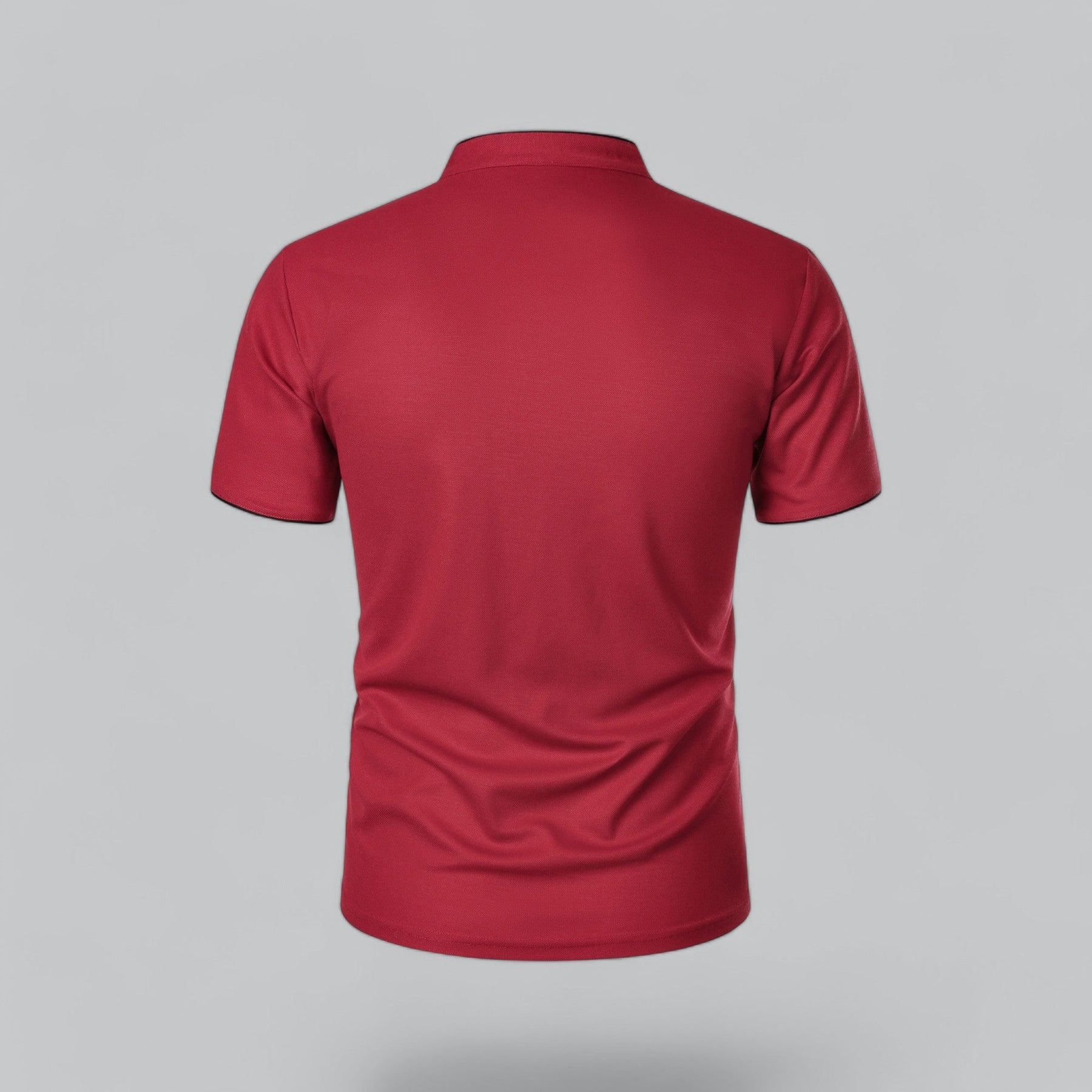 Arthur | Collarless Polo Shirt