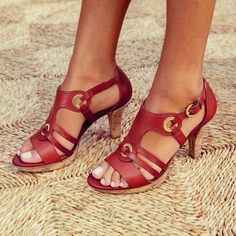 Ludovica | Orthopaedic Comfortable Heel Sandal