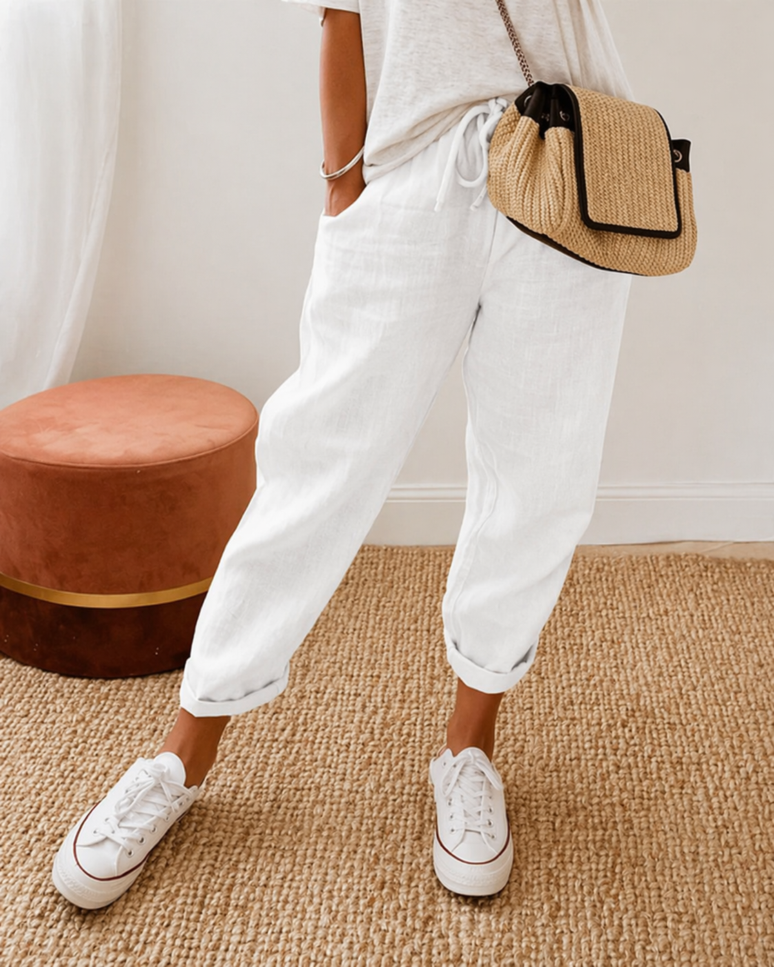 Mara | Relaxed Linen Trousers