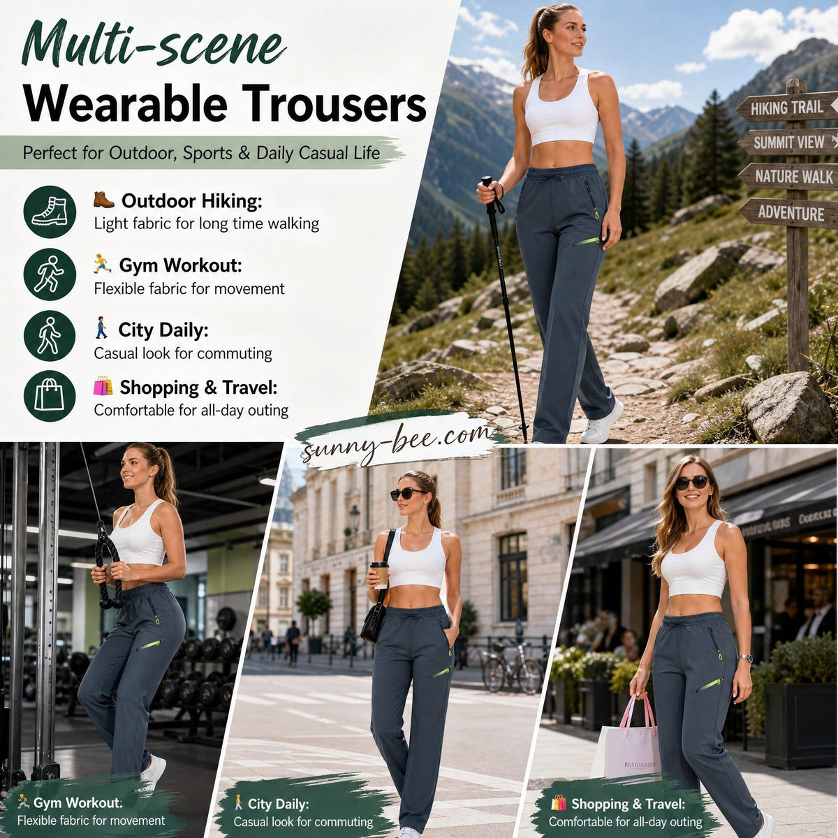 Sloane | Straight-Leg Cargo Trousers