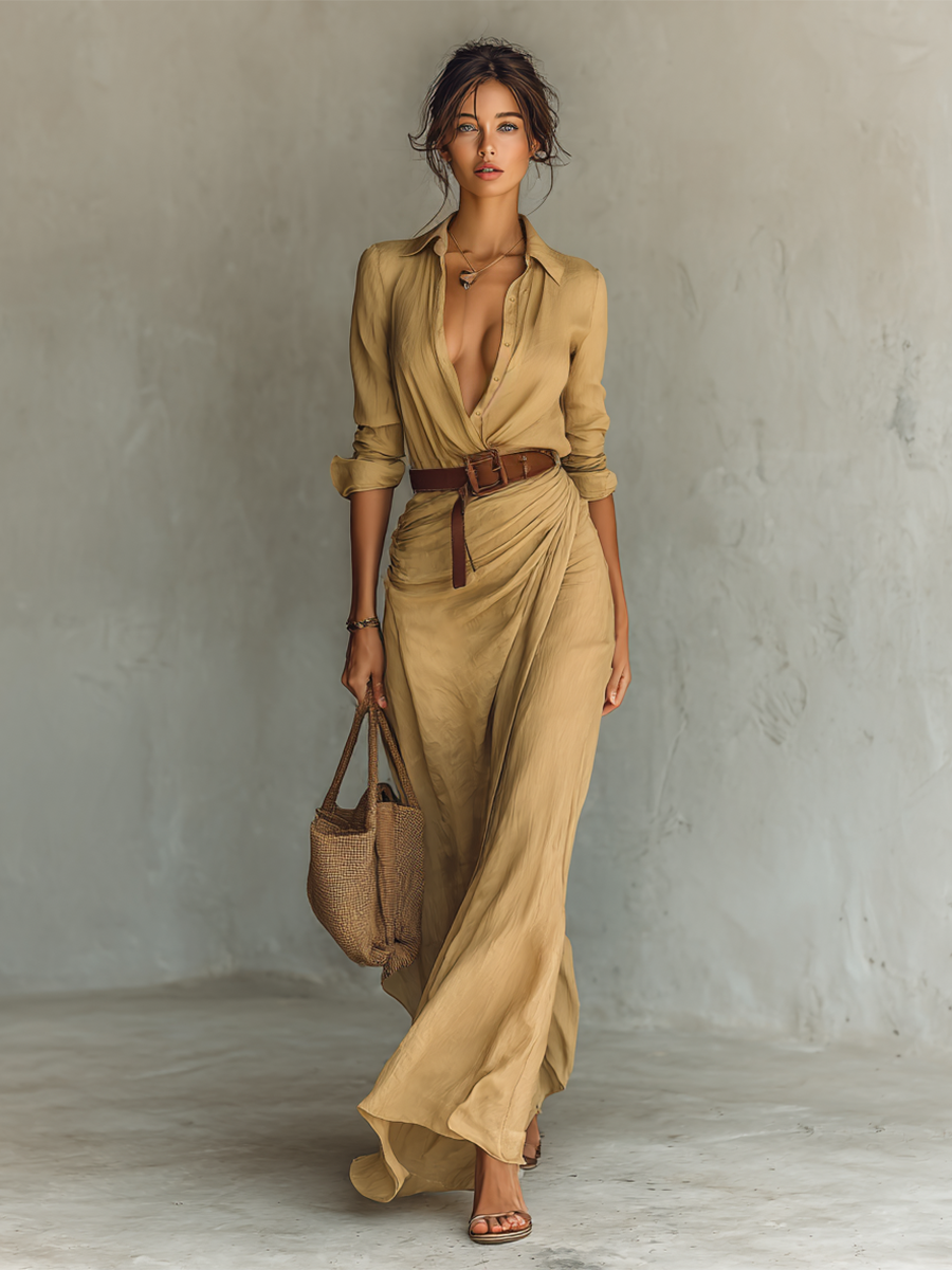 Liliana | Elegant Wrap Maxi Dress
