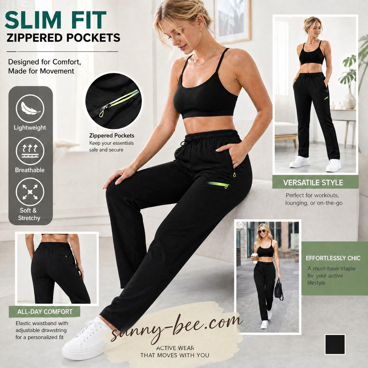 Sloane | Straight-Leg Cargo Trousers
