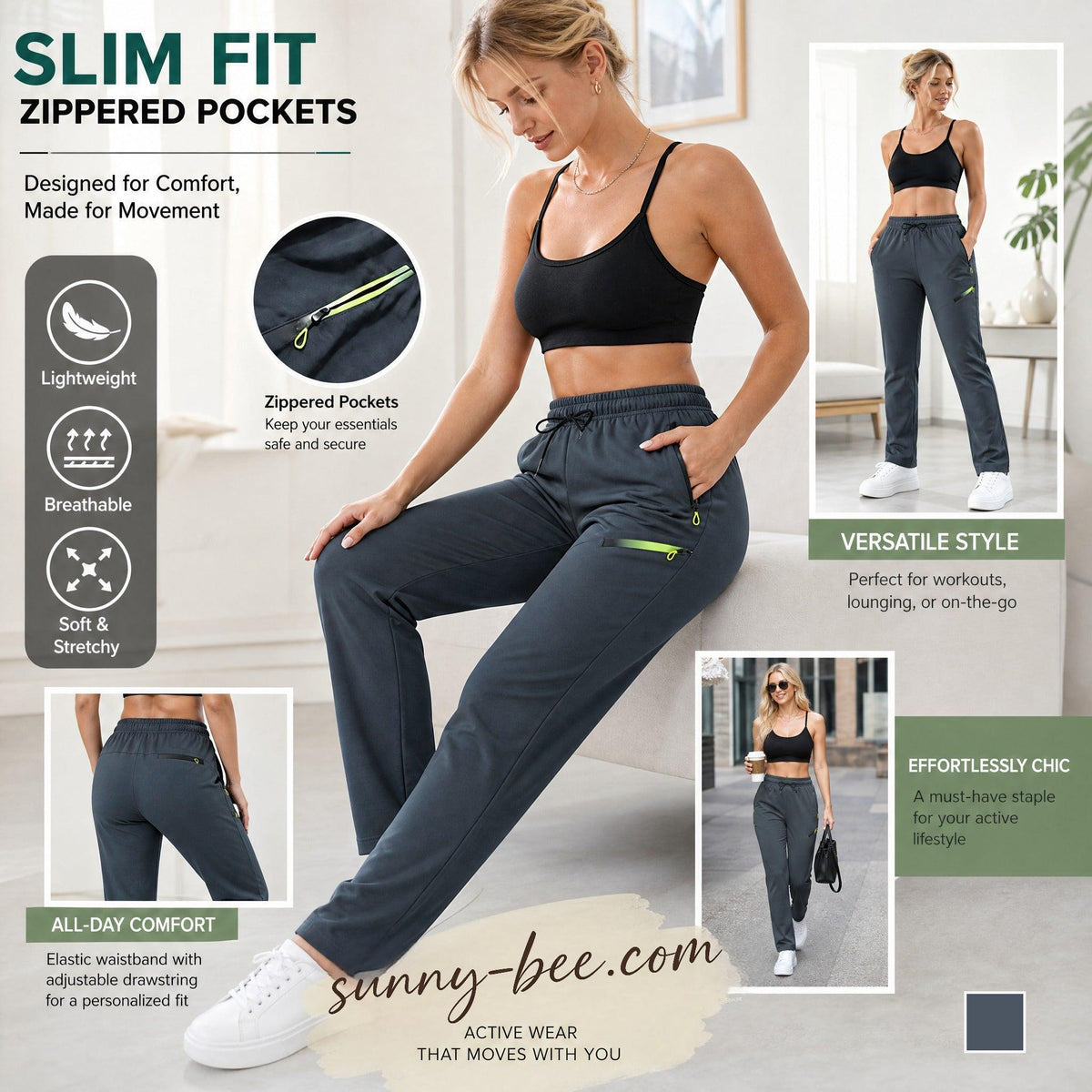 Sloane | Straight-Leg Cargo Trousers
