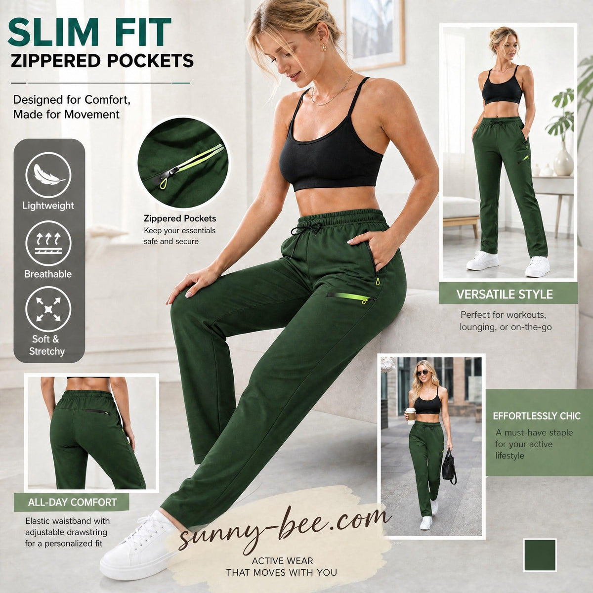 Sloane | Straight-Leg Cargo Trousers