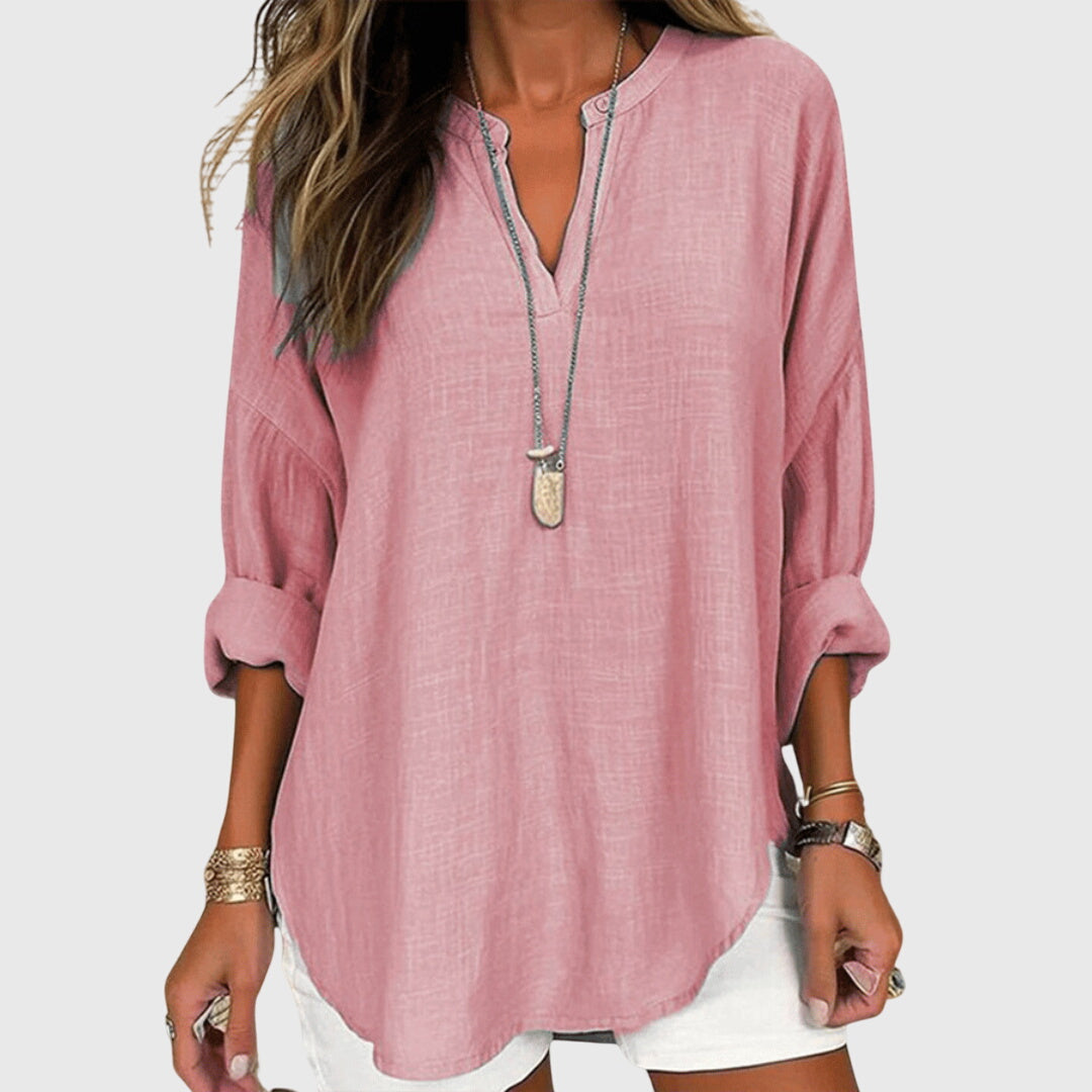Lenara | Flowing Elegant Beach Shirt