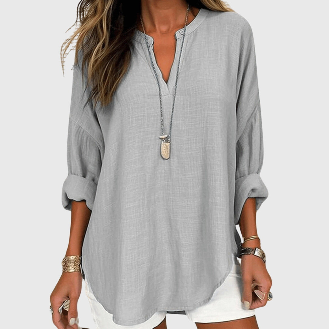Lenara | Flowing Elegant Beach Shirt