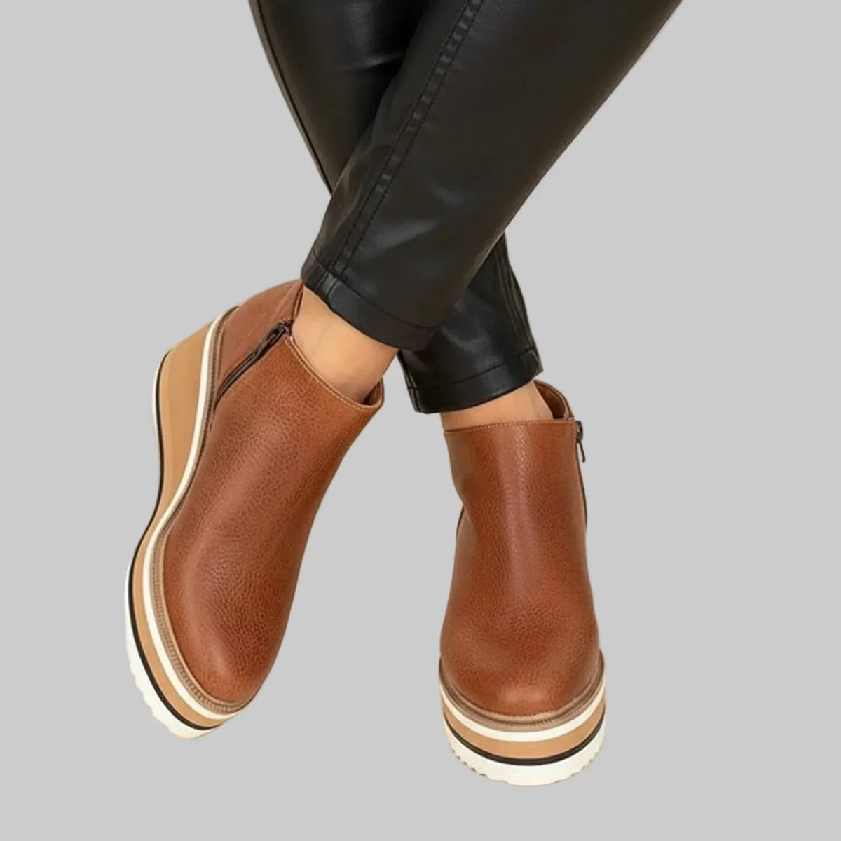 Chloe | Wedge Ankle Boots