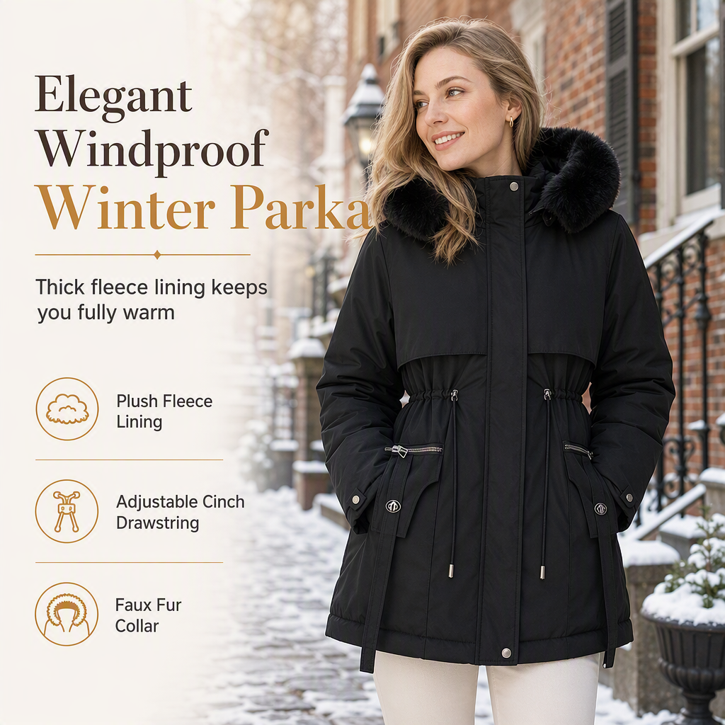 Florence | Faux Fur Padded Parka