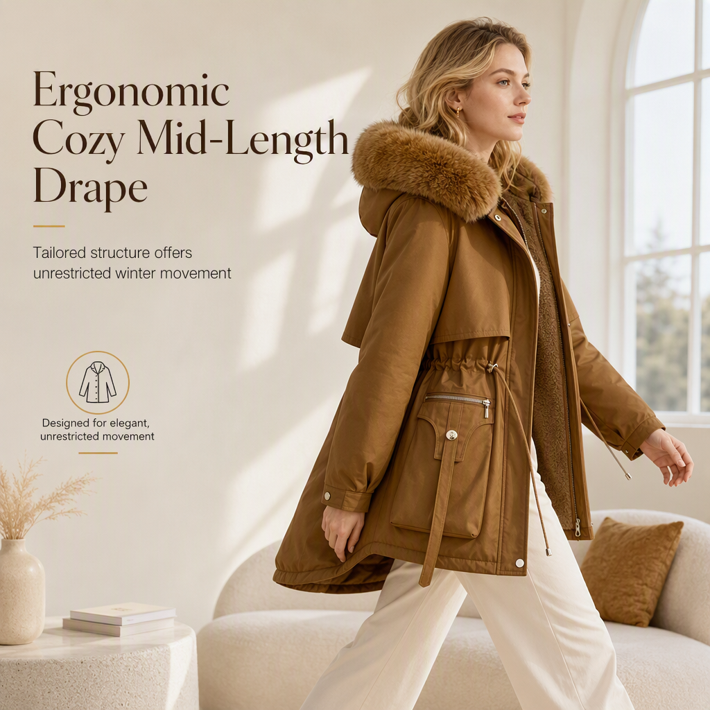 Florence | Faux Fur Padded Parka