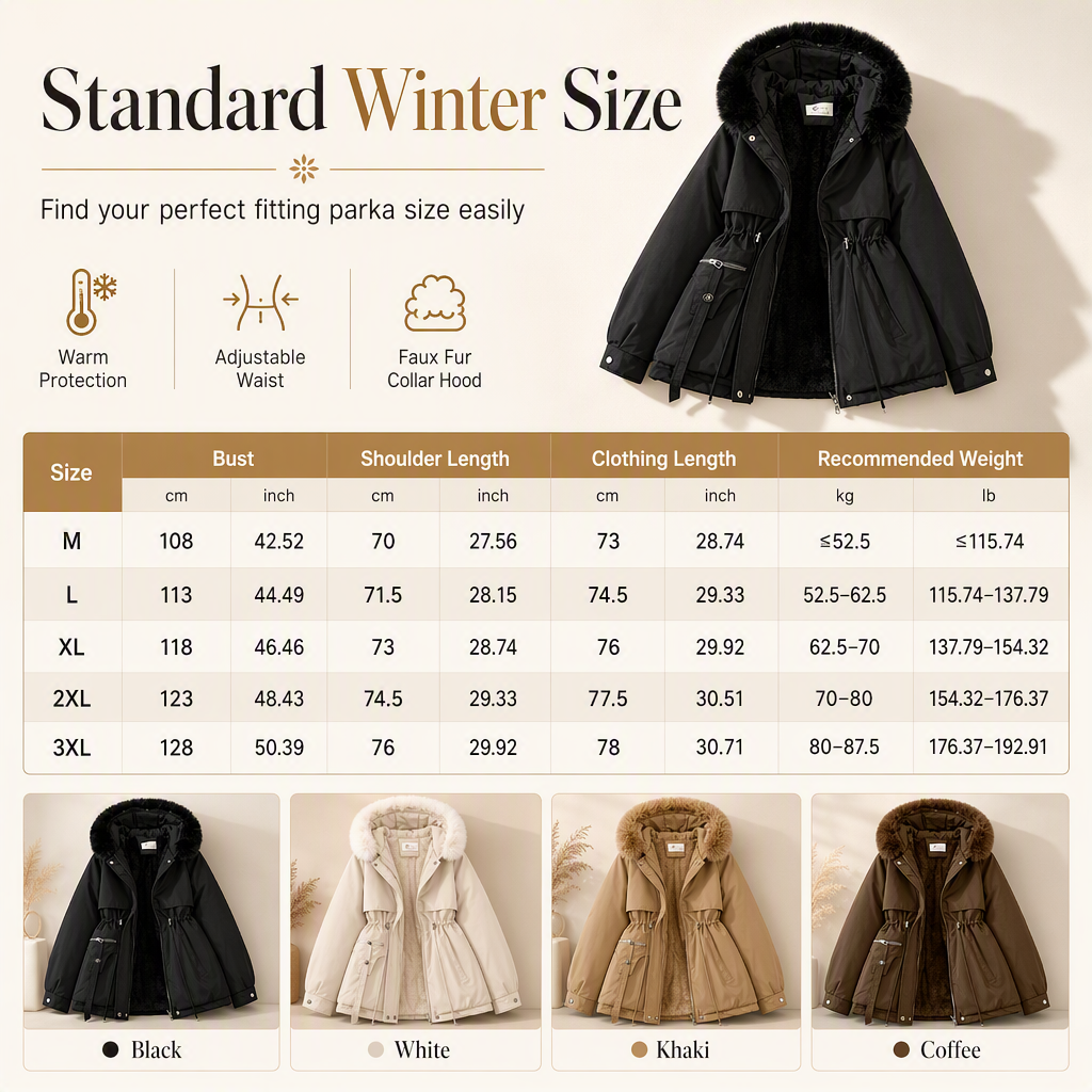 Florence | Faux Fur Padded Parka